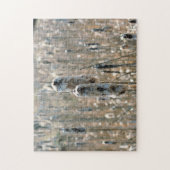 Puzzle Cattails Fluffés Dans La Nature Du Printemps (Vertical)