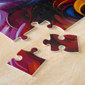 Puzzle Cavachon Portrait de chien Acrylique Art Imprimer  (Côté)