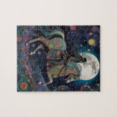 Puzzle Cavalier de la pleine lune Halloween (Horizontal)