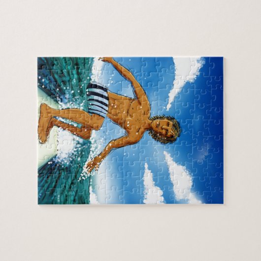 Puzzle Cavalier de surf (Horizontal)