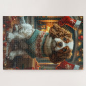 Puzzle Cavalier King Charles Spaniel avec des cadeaux de  (Horizontal)