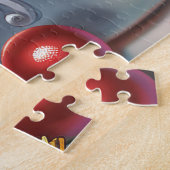 Puzzle Cavalier King Charles Spaniel Baking Noël (Côté)