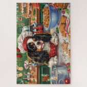 Puzzle Cavalier King Charles Spaniel Baking Noël (Vertical)