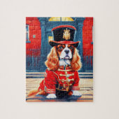 Puzzle Cavalier King Charles Spaniel en Beefeater (Vertical)