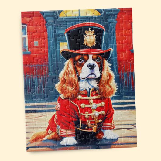 Puzzle Cavalier King Charles Spaniel en Beefeater