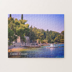 Puzzle Cavtat, Croatie Vue sur la plage