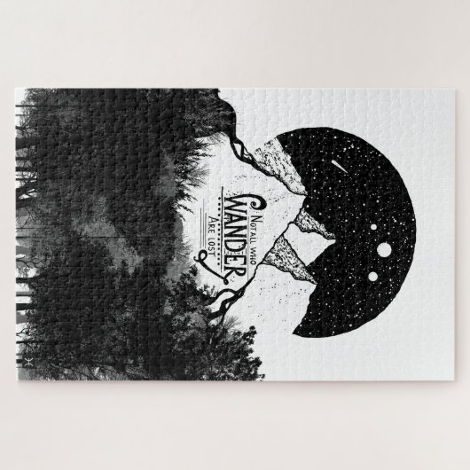 Puzzle Ce ne sont pas tous ceux qui WANDER qui ont perdu (Horizontal)