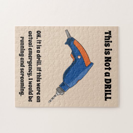 Puzzle Ce n'est pas un exercice (Horizontal)