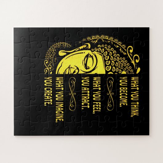 Puzzle Ce Que Vous Pensez. Tu Deviens. Ce Que Vous Ressen (Horizontal)