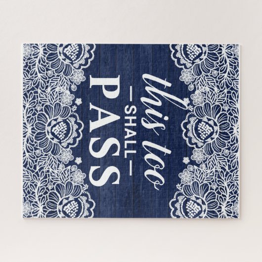 Puzzle Ce Trop Devrait Passer La Citation Inspirationnell (Horizontal)