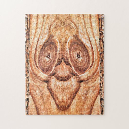 Puzzle Cèdre Art Abstrait Bois (Vertical)