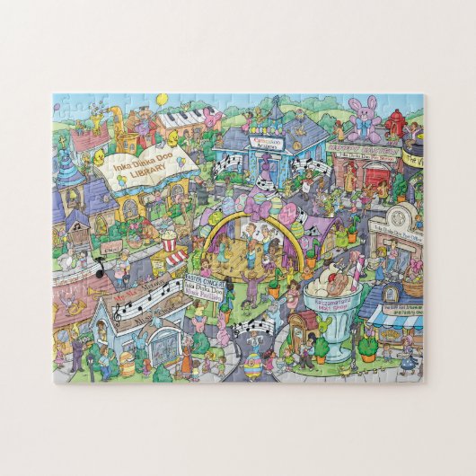 Puzzle Célébration de Pâques à Inka Dinka Doo Town (Horizontal)