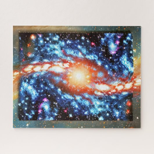 Puzzle Célébration du cosmos ciel nocturne vif (Horizontal)