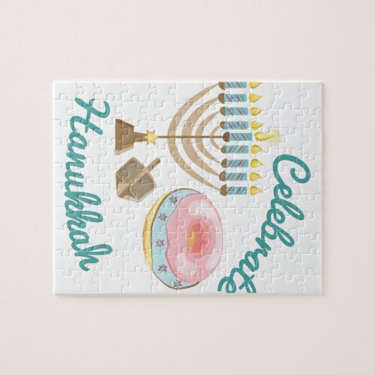 Puzzle Célébrez Hanoukka (Horizontal)