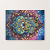 Puzzle Celestial Hamsa (Horizontal)