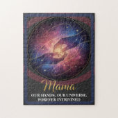 Puzzle Celestial Mama Hands Galaxy Universe (Vertical)