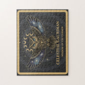 Puzzle Celestial Owl Cosmic Guardian (Vertical)