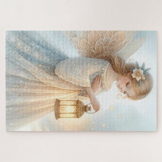 Puzzle Celestial Winter Angel Lantern of Comfort (Horizontal)