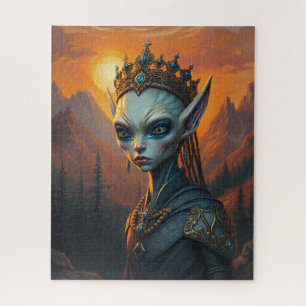Puzzle Célestielara Reine Alien Elfe - Fantastique Sombre