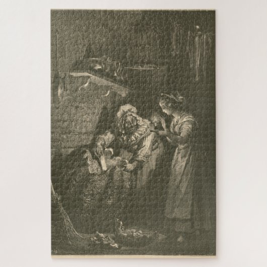 Puzzle Cendrillon Citrouille - Gustave Doré (Vertical)