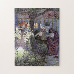 Puzzle Cendrillon et marraine gâteau - Millicent Sowerby