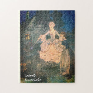 Puzzle Cendrillon Fée Godmère Vieux livre Illustration