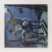 Puzzle Centaures (litho de couleur) (Vertical)