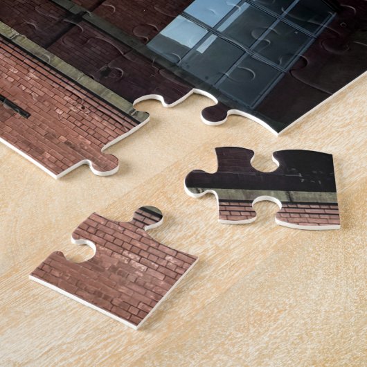 Puzzle Centenary Mill Chimney, Preston, England, UK (Côté)