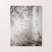 Puzzle Central Park - belle neige d'hiver (Vertical)