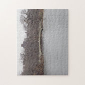 Puzzle Central Park Lake Bow Bridge New York City NYC (Vertical)