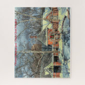 Puzzle Central Park New York.voeux de Noël (Vertical)