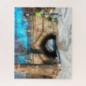 Puzzle Central Park New York.voeux de Noël (Vertical)