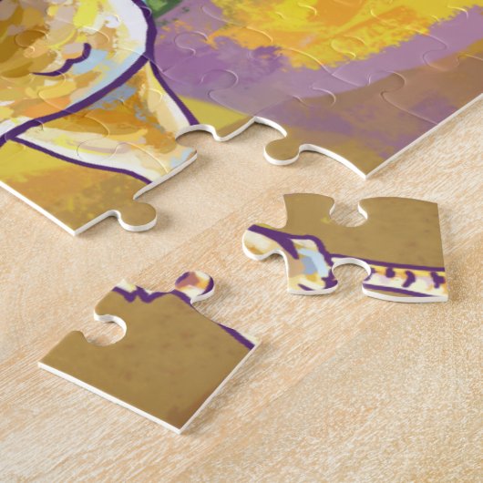 Puzzle Centre de fête au poulet (Côté)