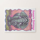 Puzzle Centre du parti des éléphants (Horizontal)