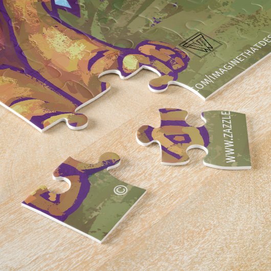 Puzzle Centre du parti Lion (Côté)