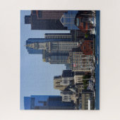 Puzzle Centre-ville de Boston Skyline et Boston Harbour (Vertical)
