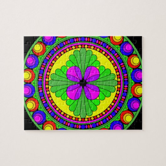 Puzzle Cercle coloré (Horizontal)