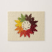 Puzzle Cercle feuille (Horizontal)