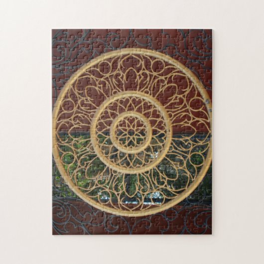 Puzzle cercle or (Vertical)