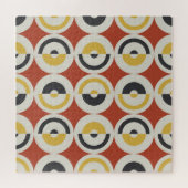 Puzzle Cercles colorés géométriques sans couture Motif (Horizontal)