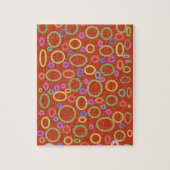 Puzzle cercles colorés motif (Vertical)