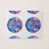 Puzzle cercles d'amour super hippie (Horizontal)