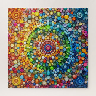 Puzzle Cercles dans l'arc-en-ciel