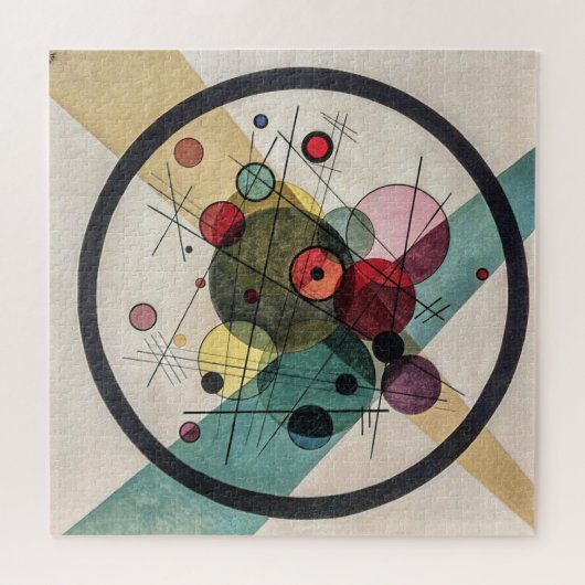 Puzzle Cercles dans un cercle - Kandinsky (Horizontal)