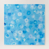 Puzzle Cercles d'hiver : Pois Abstraits. (Horizontal)