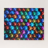 Puzzle Cercles géométriques de couleurs arc-en-ciel (Horizontal)