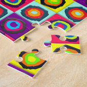 Puzzle cercles motif (Côté)
