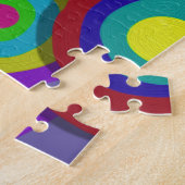 Puzzle Cercles peints | Multicolores (Côté)