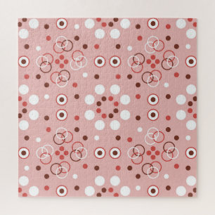 Puzzle Cercles vintages : Charme Géométrique sans couture
