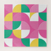 Puzzle Cercles vintages : Harmonie Graphique. (Horizontal)